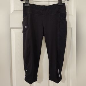 Athleta Size S Women's Biker Shorts, Activewear, Knee Length, Black